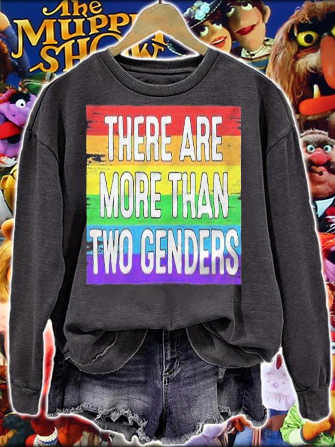 There are more than two genders LGBT T-shirt t-shirt sweatshirt