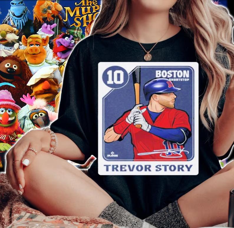 Trevor Story Boston Card Baseball Signatures Shirt t-shirt
