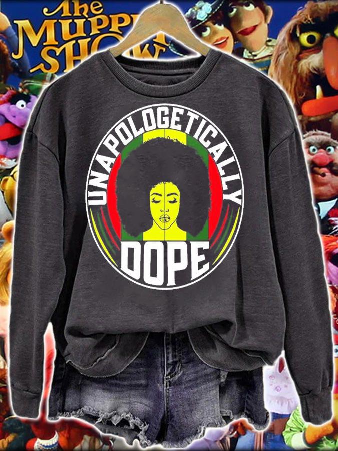 Unapologetically Dope Black History Month T Shirt t-shirt sweatshirt