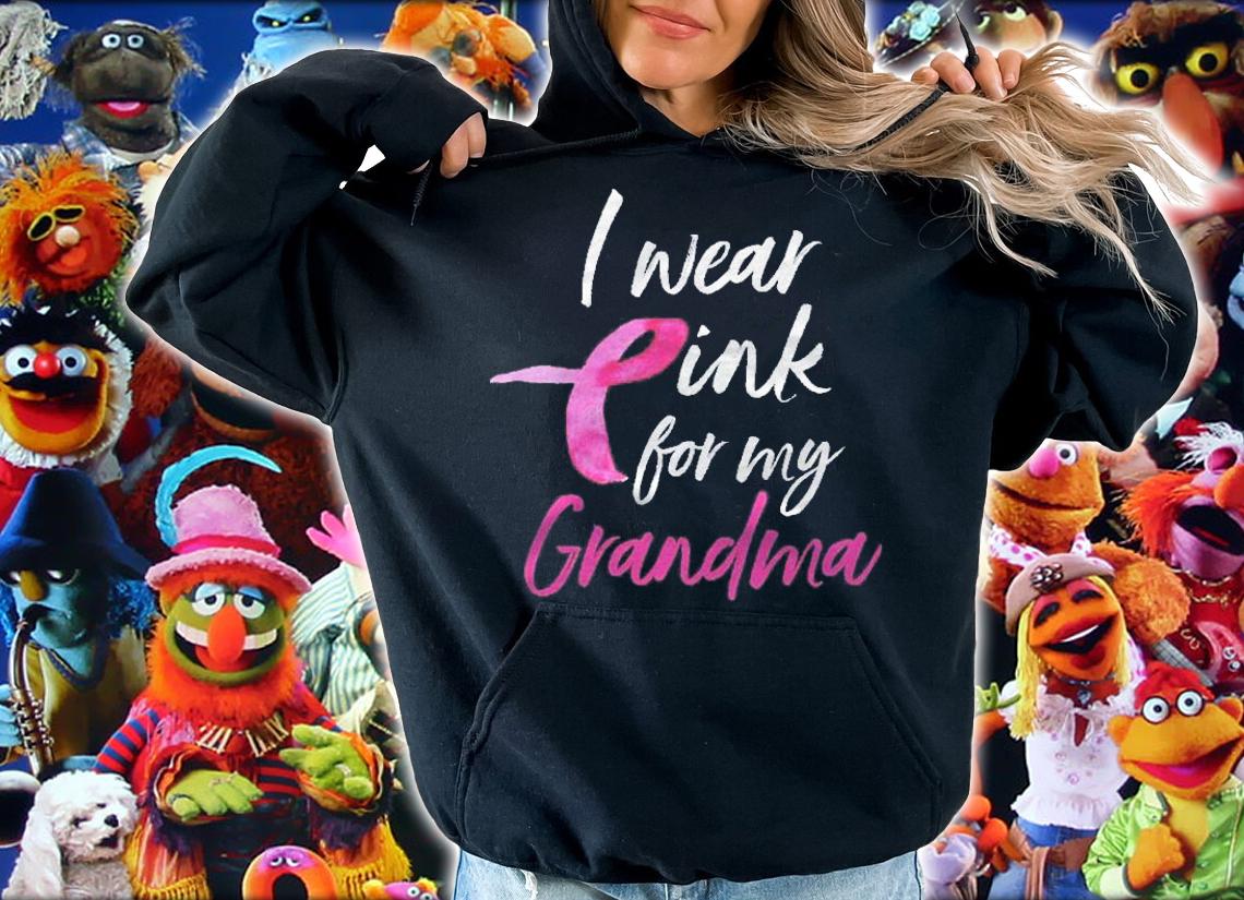 I Wear Pink For My Grandma Breast Cancer Shirt t-shirt