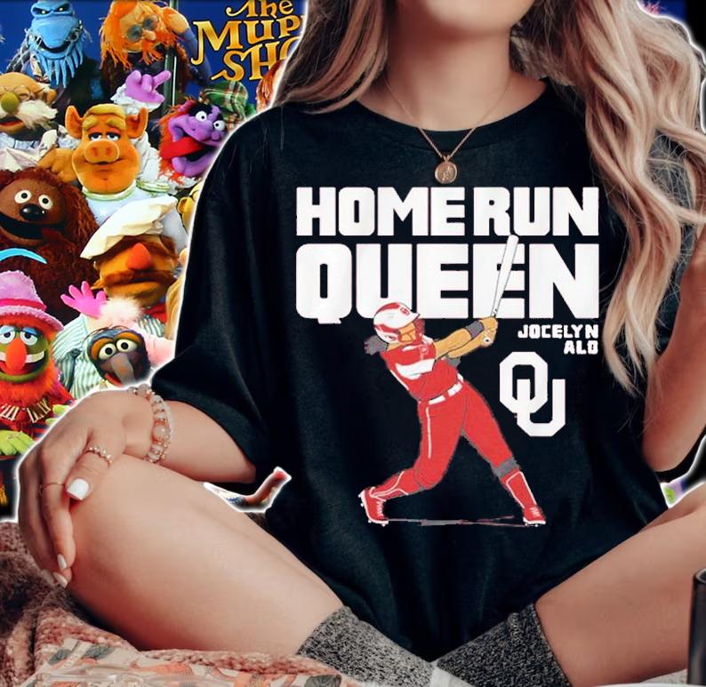 Oklahoma Softball Jocelyn Alo Home Run Queen Shirt t-shirt woman shirt