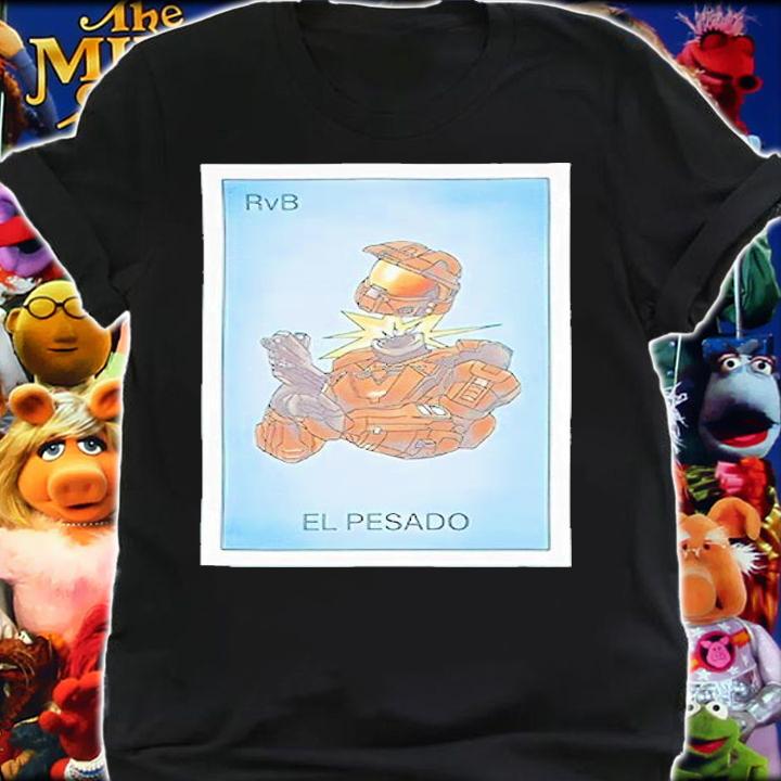 Red Vs. Blue Lopez Loteria Card Shirt t-shirt shirt