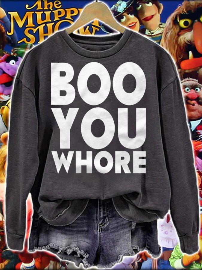 Womens Mean Girls Boo You Whore Quote Shirt t-shirt sweatshirt