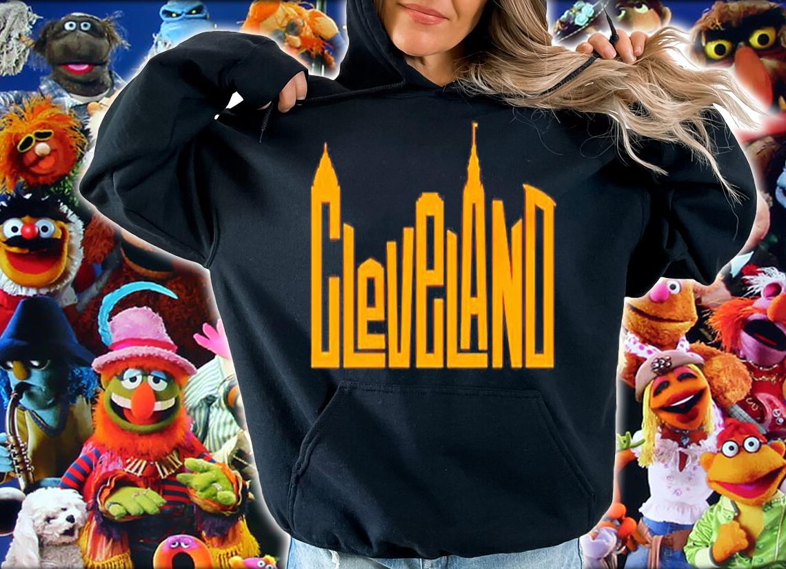 Cleveland Skyline Letters Pullover T-Shirt t-shirt hoodie
