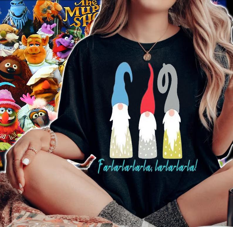 Fa la la la la Gnome Happy Christmas T-Shirt t-shirt