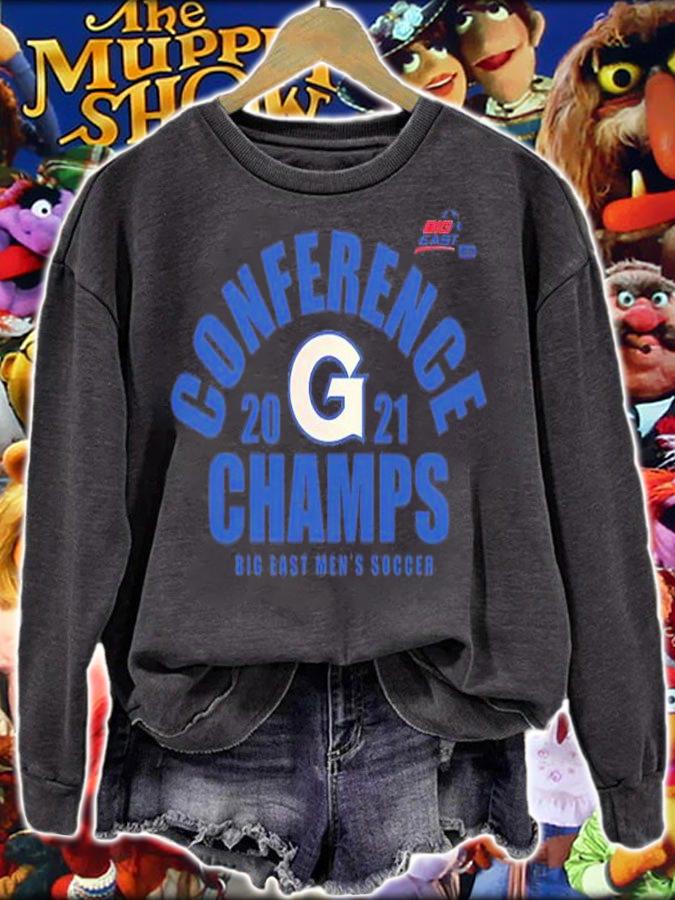 Georgetown Hoyas 2021 Big East Men's Soccer Champions Shirt t-shirt sweatshirt