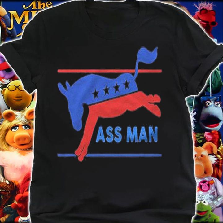 Mens Funny Democrat Merchandise Democratic Donkey Assman Ass Man Shirt t-shirt shirt