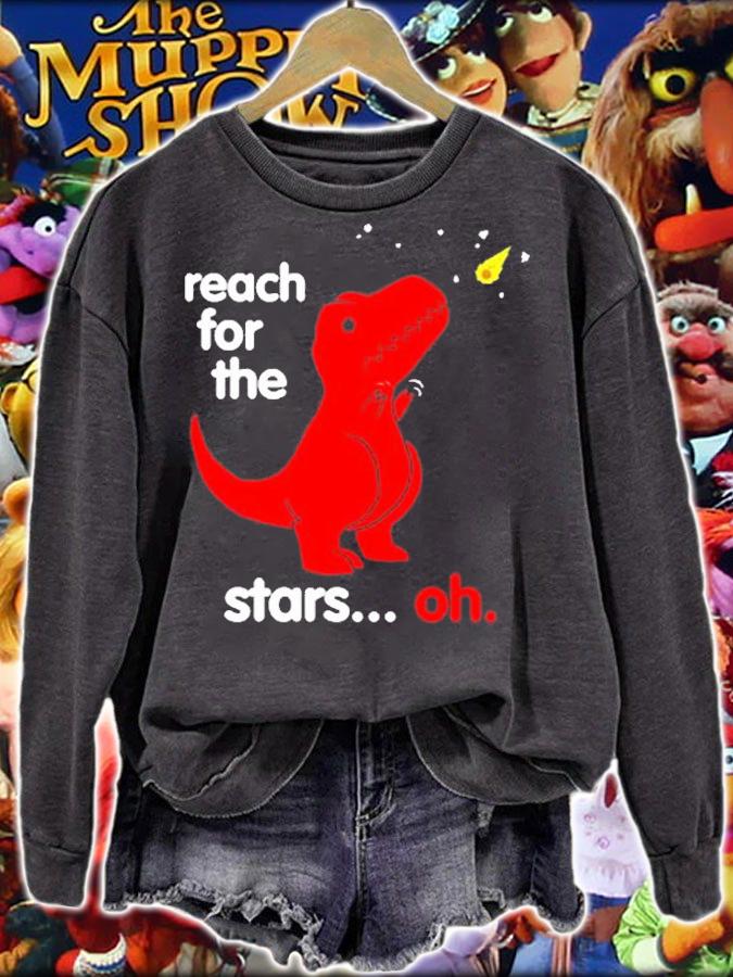 Reach For The Stars Dino Pullover T-Shirt t-shirt
