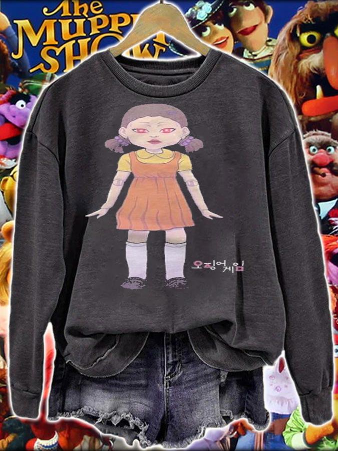 Squid Game red light green light doll T-shirt t-shirt