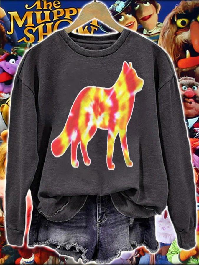Tie Dye Arctic Fox For Arctic Fox Lovers Shirt t-shirt sweatshirt