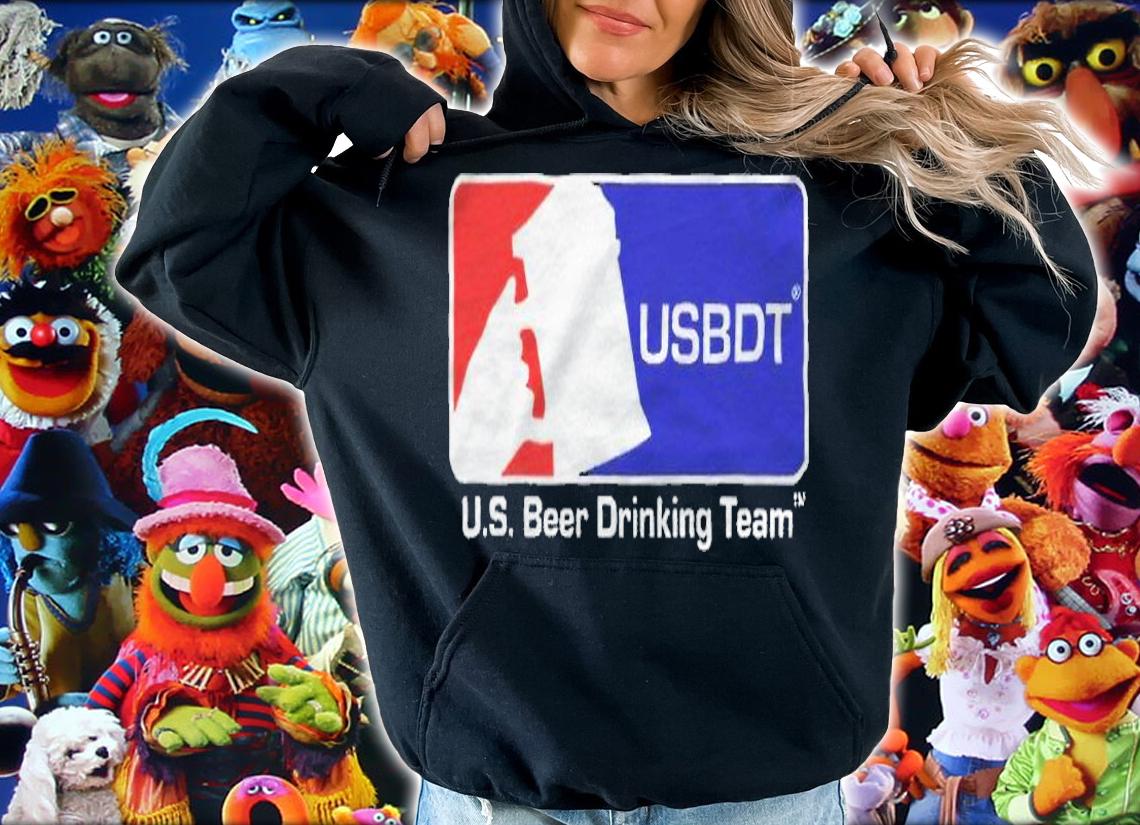 Us beer drinking team logo parody T-shirt t-shirt hoodie