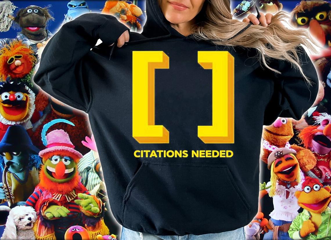 Citations Needed logo T-shirt hoodie