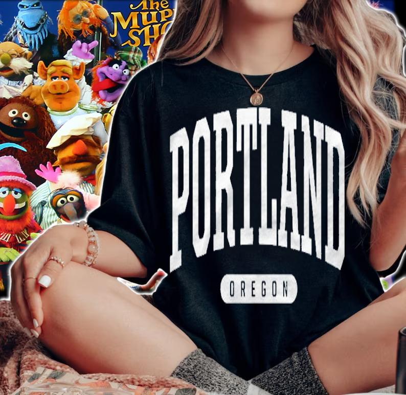 College Style Portland Oregon Souvenir Gift shirt