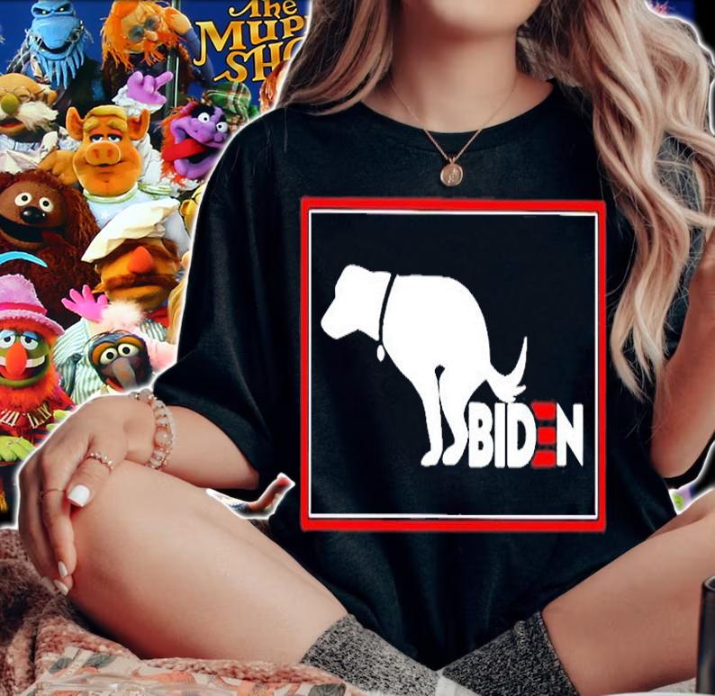 Dog Shit On Biden T-Shirt