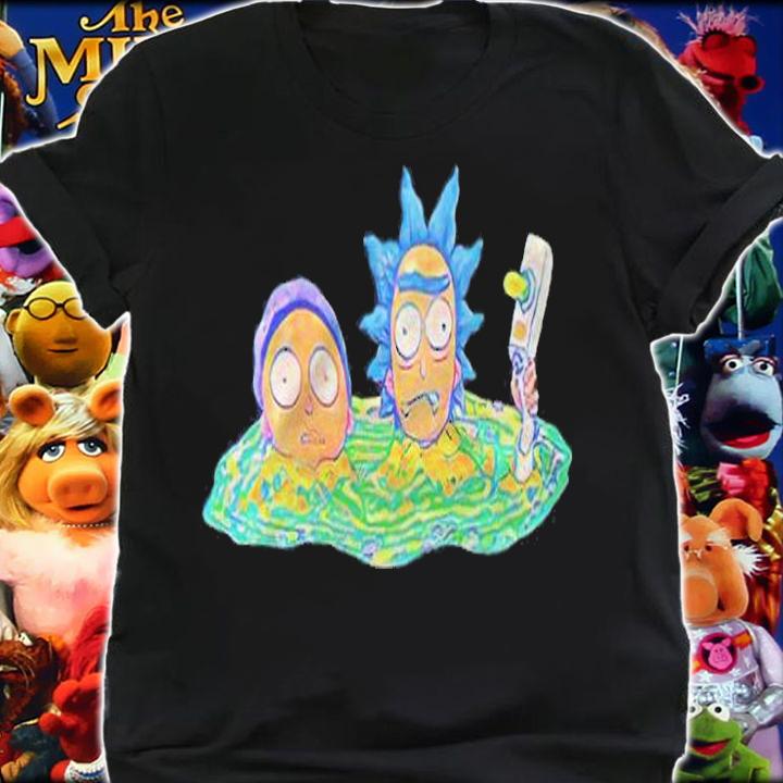 Funny Rick and Morty portal T-shirt shirt