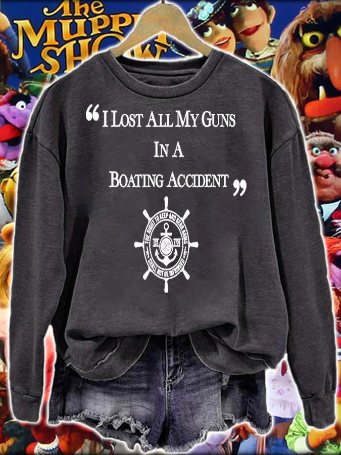 I Lost All My Guns In A Boating Accident T-Shirt