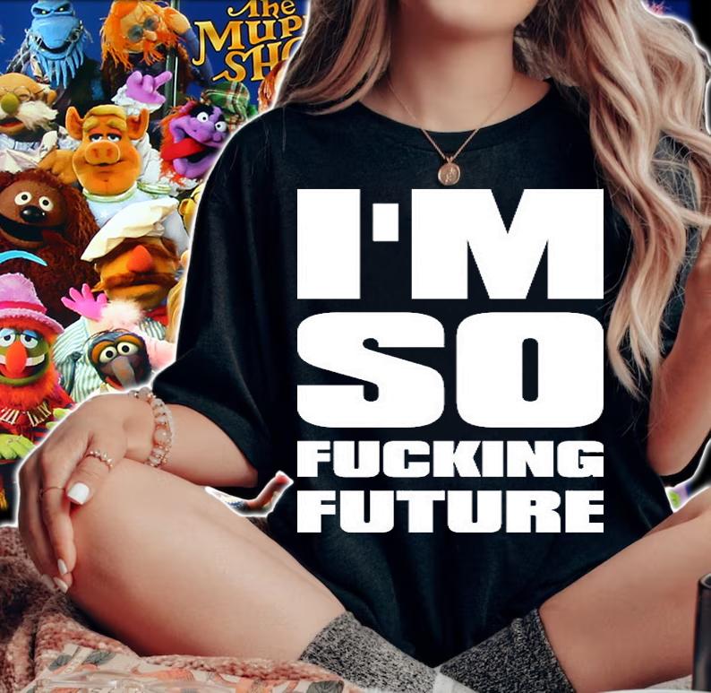 I'm So Fucking Future White Print T-Shirt