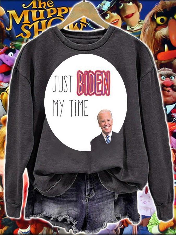 Just Biden My Time Joe Biden Smile T-Shirt