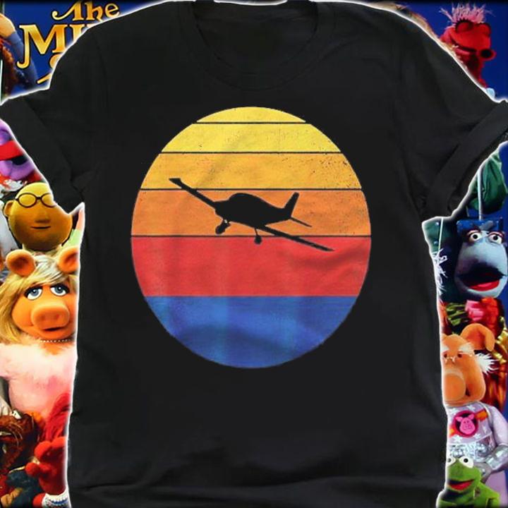 Microlight Airplane Retro Vintage Gift Shirt
