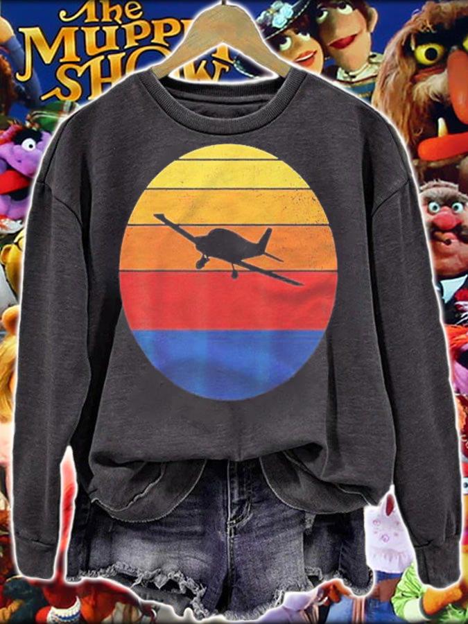 Microlight Airplane Retro Vintage Gift Shirt