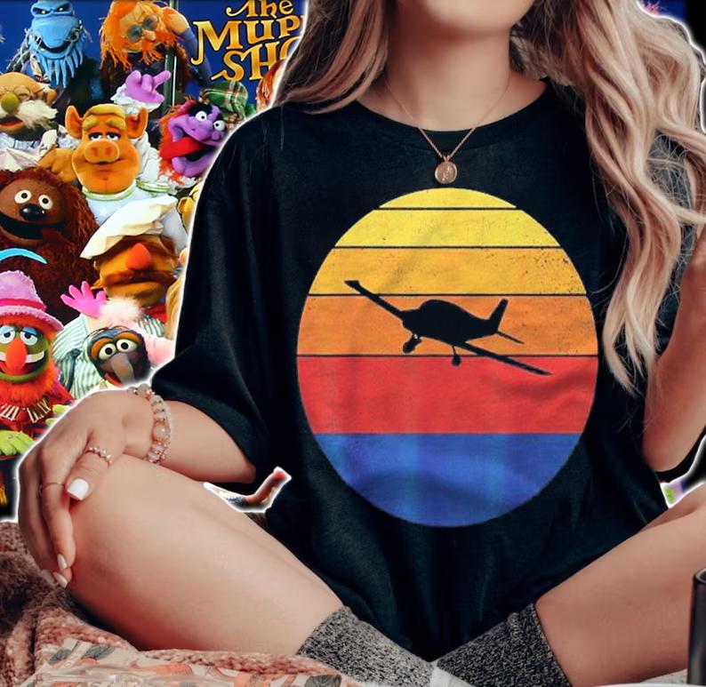 Microlight Airplane Retro Vintage Gift Shirt