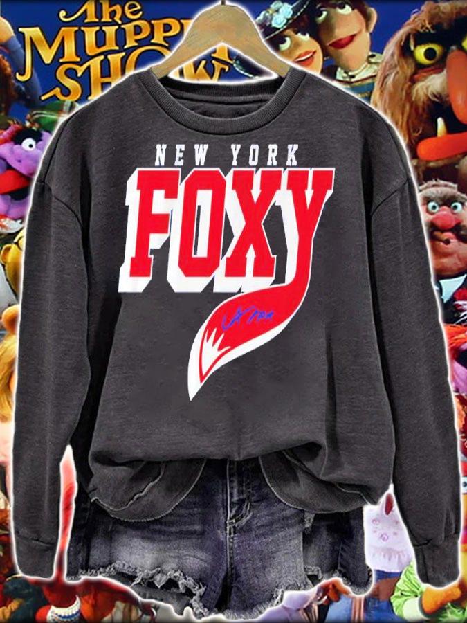 New York Adam Fox Foxy Shirt sweatshirt