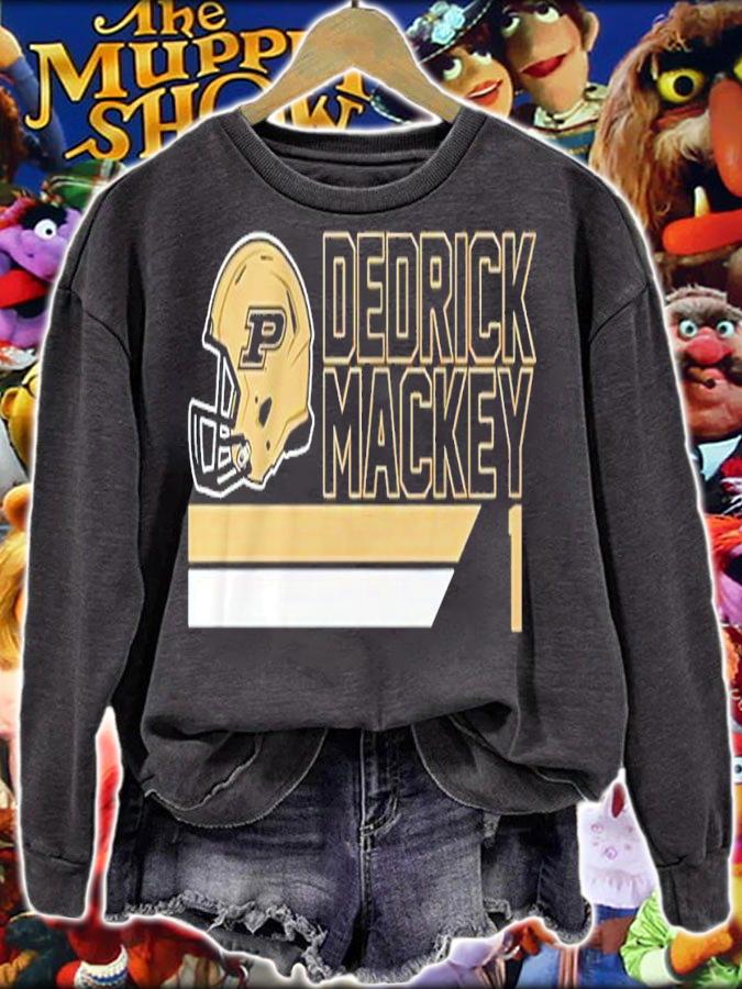 Purdue Football Dedrick Mackey 1 Player shirt sweatshirt