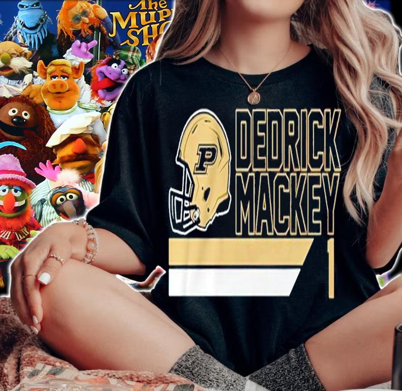 Purdue Football Dedrick Mackey 1 Player shirt woman shirt