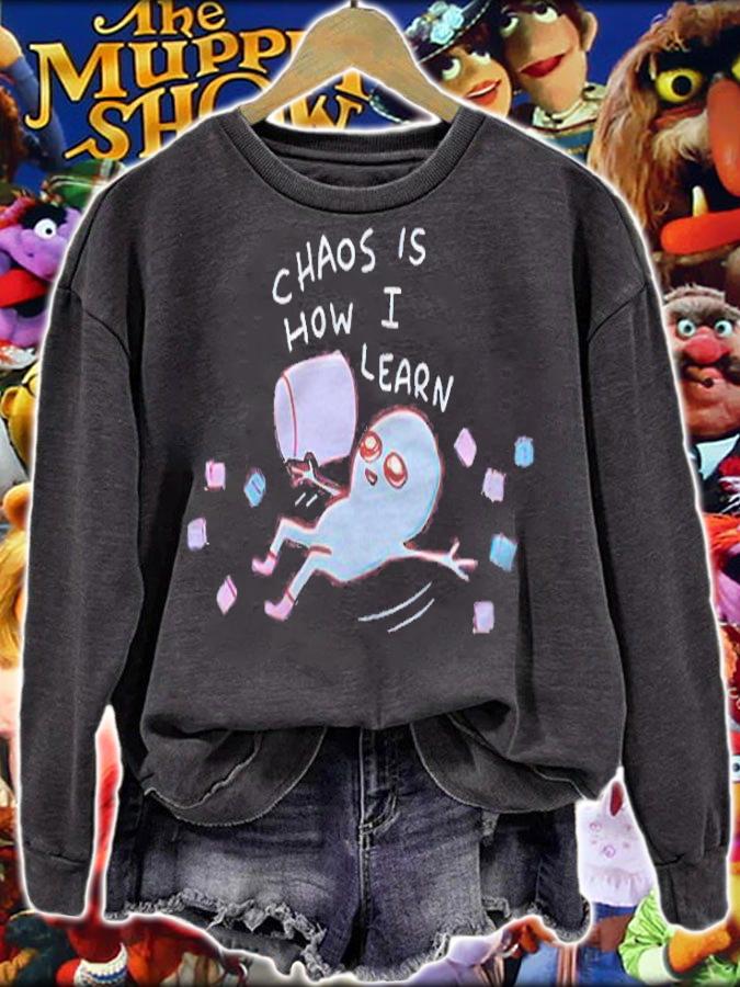 Strange Planet chaos is how I learn T-shirt sweatshirt