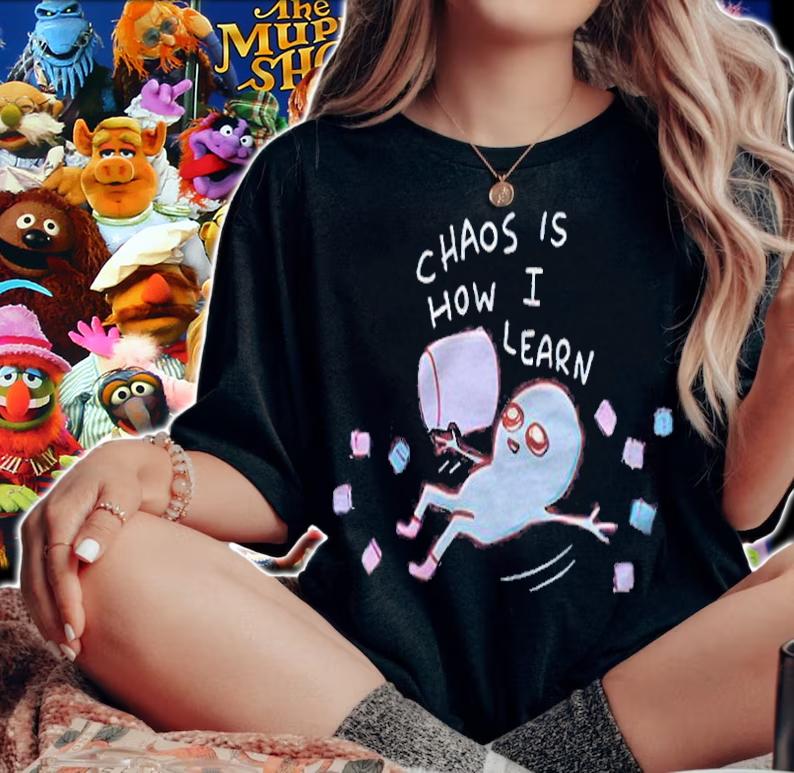 Strange Planet chaos is how I learn T-shirt woman shirt