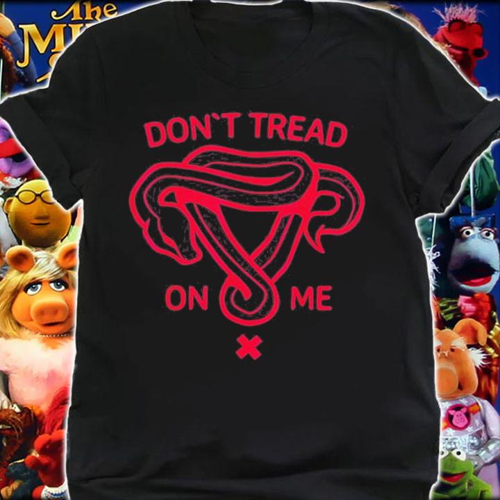 Dont Tread On My Uterus Pro Choice Feminist Pink Snake T-Shirt shirt