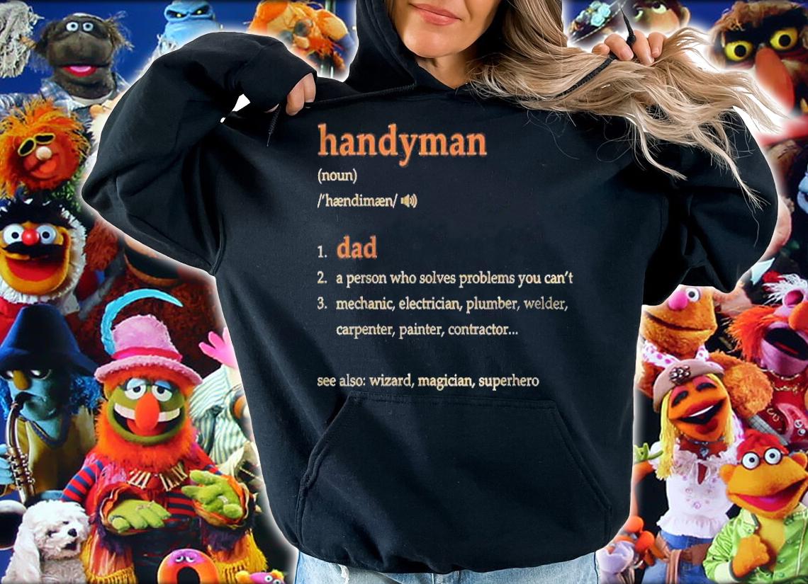 Handyman Dad Definition Funny Gift For Fathers Day Classic t-shirt