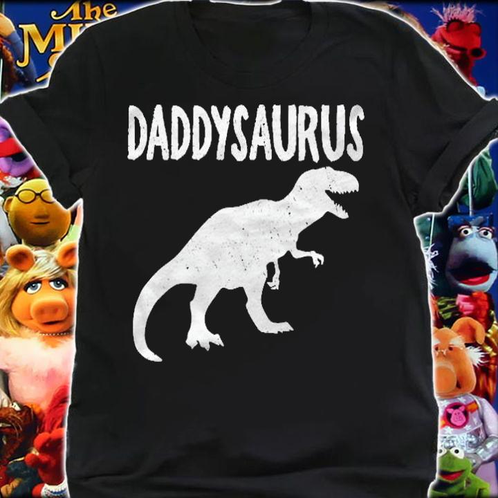 Mens Funny Daddysaurus Dad Dinosaur Shirt shirt