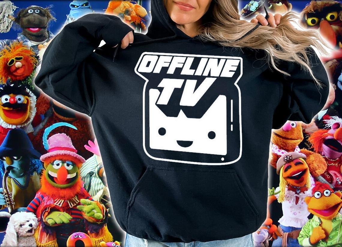 Offline TV logo T-shirt hoodie