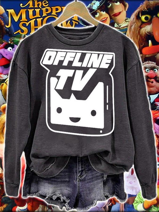 Offline TV logo T-shirt sweatshirt