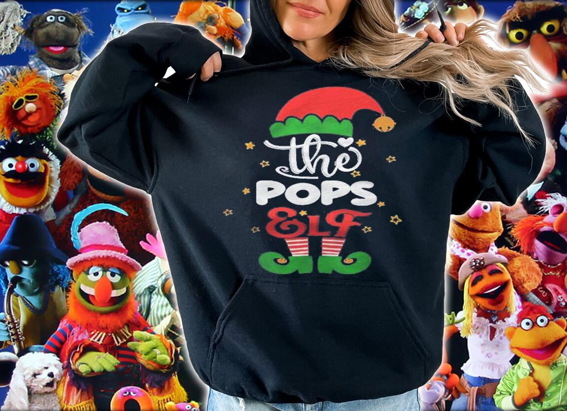 Pops Elf Matching Family Group Christmas Party Pajama Shirt hoodie