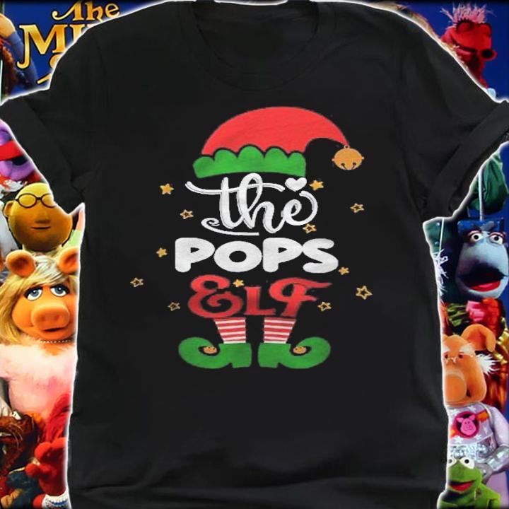 Pops Elf Matching Family Group Christmas Party Pajama Shirt shirt