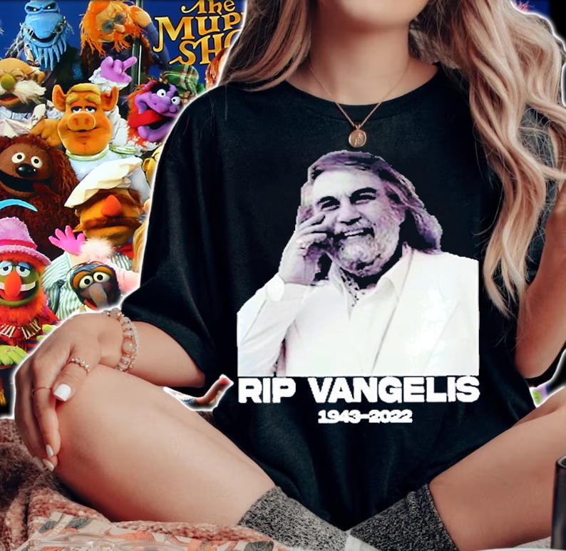 Rip Composer Vangelis 1943 2022 T-Shirt