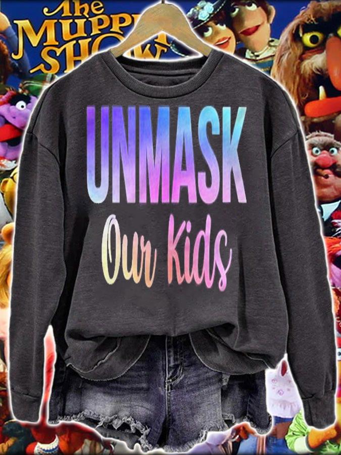 Unmask Our Kids Vintage Cute T-shirt