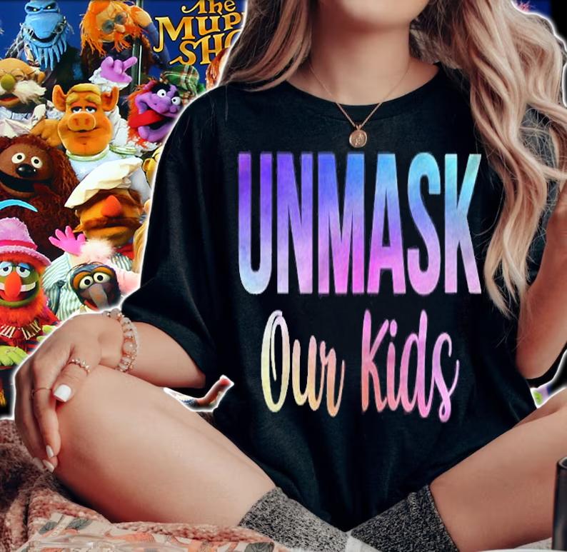 Unmask Our Kids Vintage Cute T-shirt