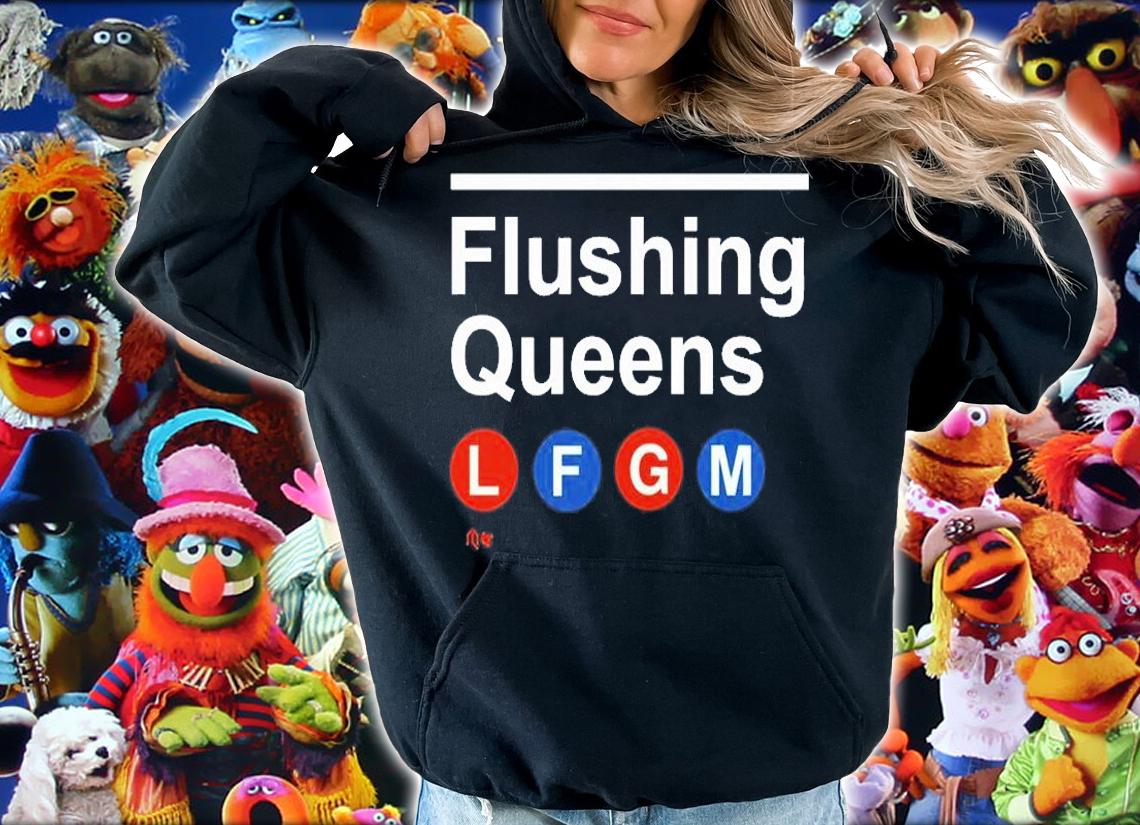 Flushing Queens LFGM Subway Sign T-Shirt hoodie