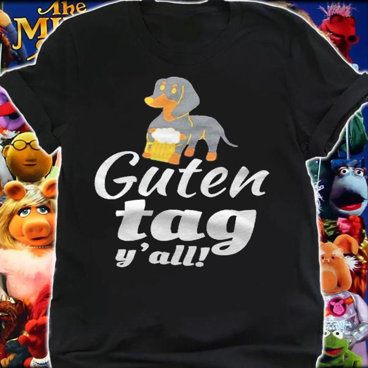 Guten Tag Yall Texas Oktoberfest German Dachshund Dog Gift Shirt
