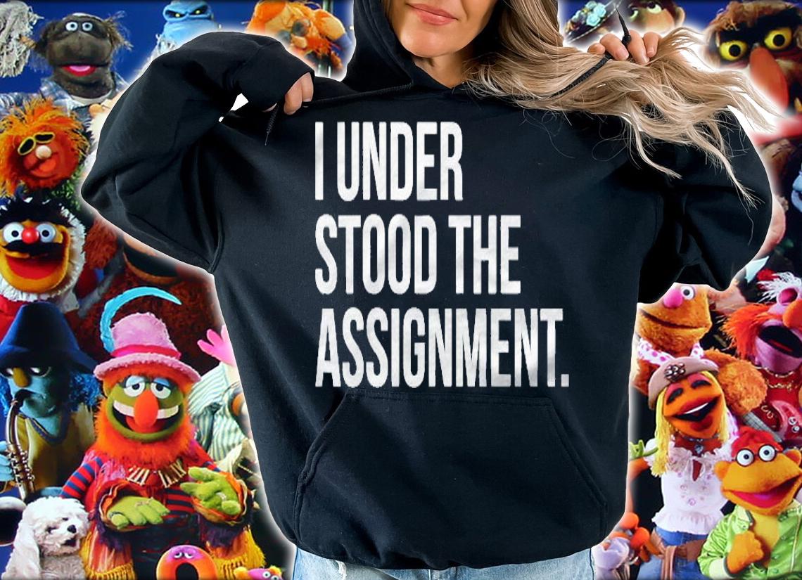 I Understood The Assignment Funny Social Media Shirt hoodie