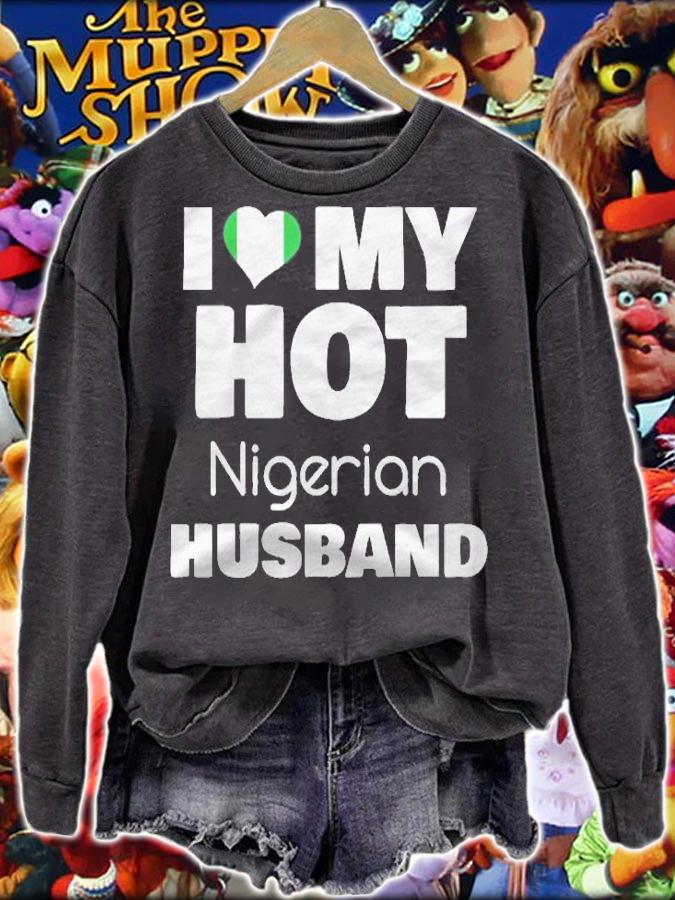 Married To Hot Nigeria Man I Love My Hot Nigerian Husband shirt sweatshirt