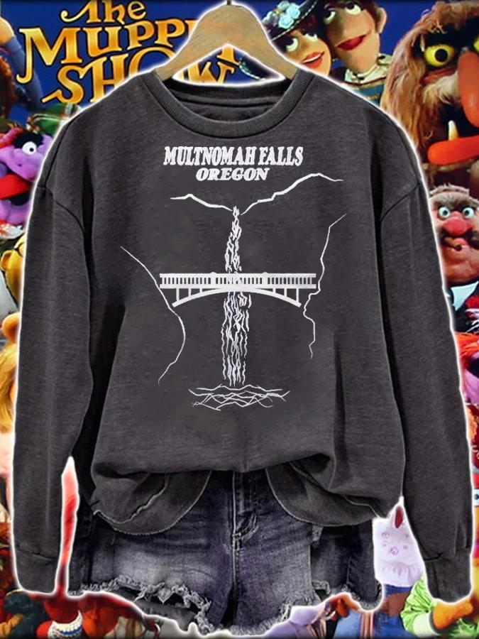Multnomah Falls Columbia River Gorge 7 Wonders Of Oregon Shirt sweatshirt