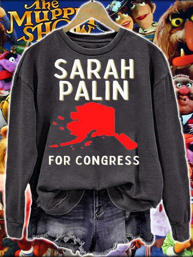 Sarah Palin For Congress USA T-Shirt sweatshirt
