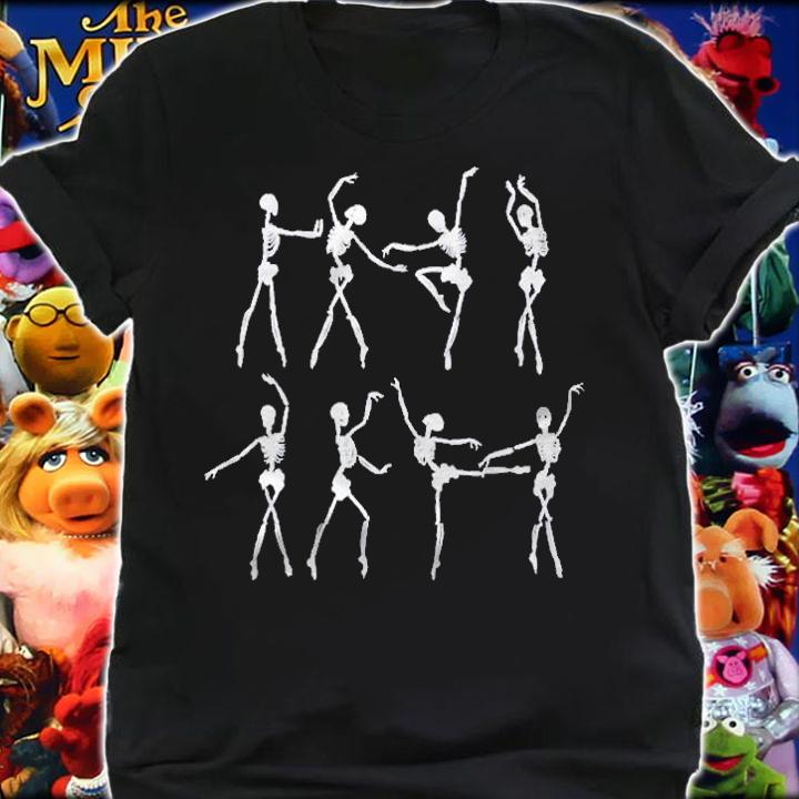 Skeleton Ballerinas Ballet Dance Cute Halloween Costume Girl Shirt shirt