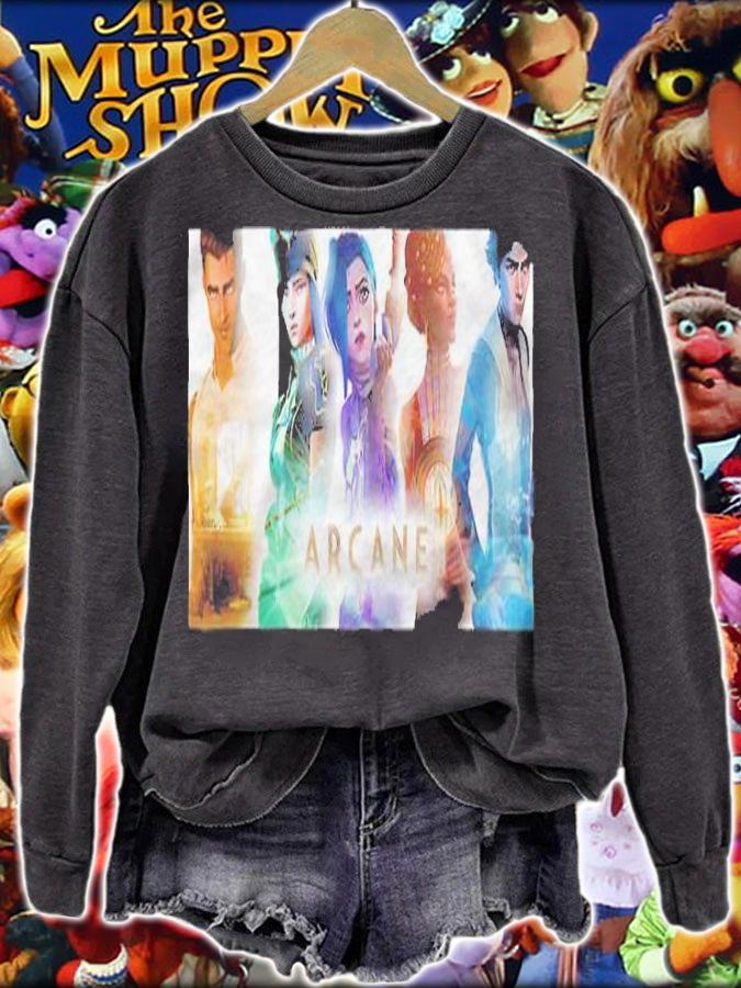Team Arcane League of Legends poster T-shirt sweatshirt