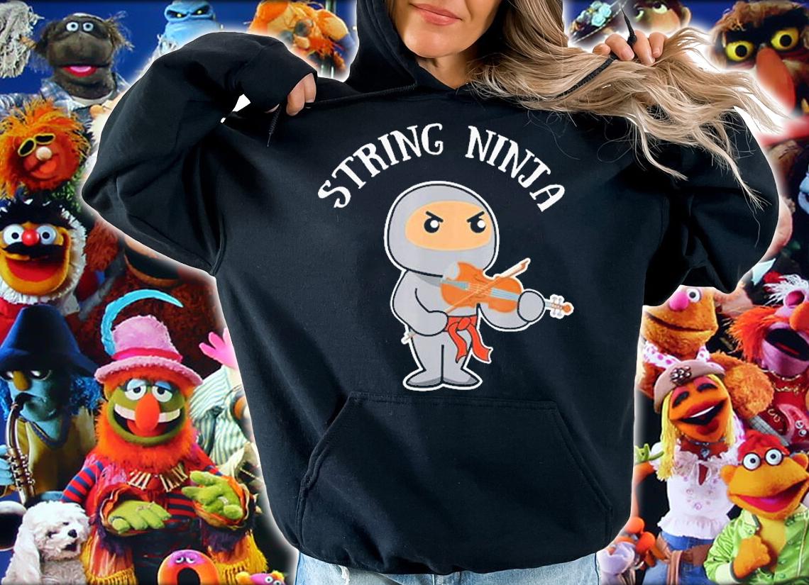 Violin Shirt String Ninja Violinist Orchestra Gift T-Shirt hoodie