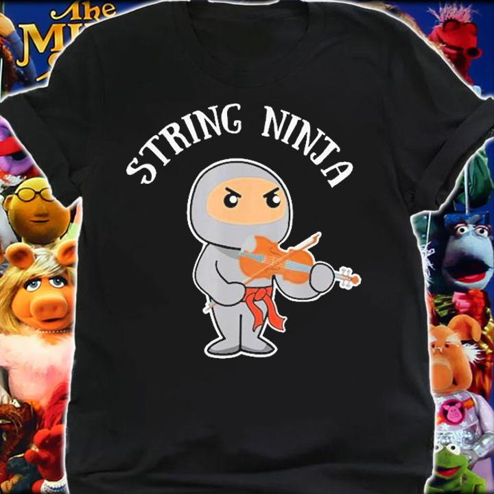 Violin Shirt String Ninja Violinist Orchestra Gift T-Shirt shirt